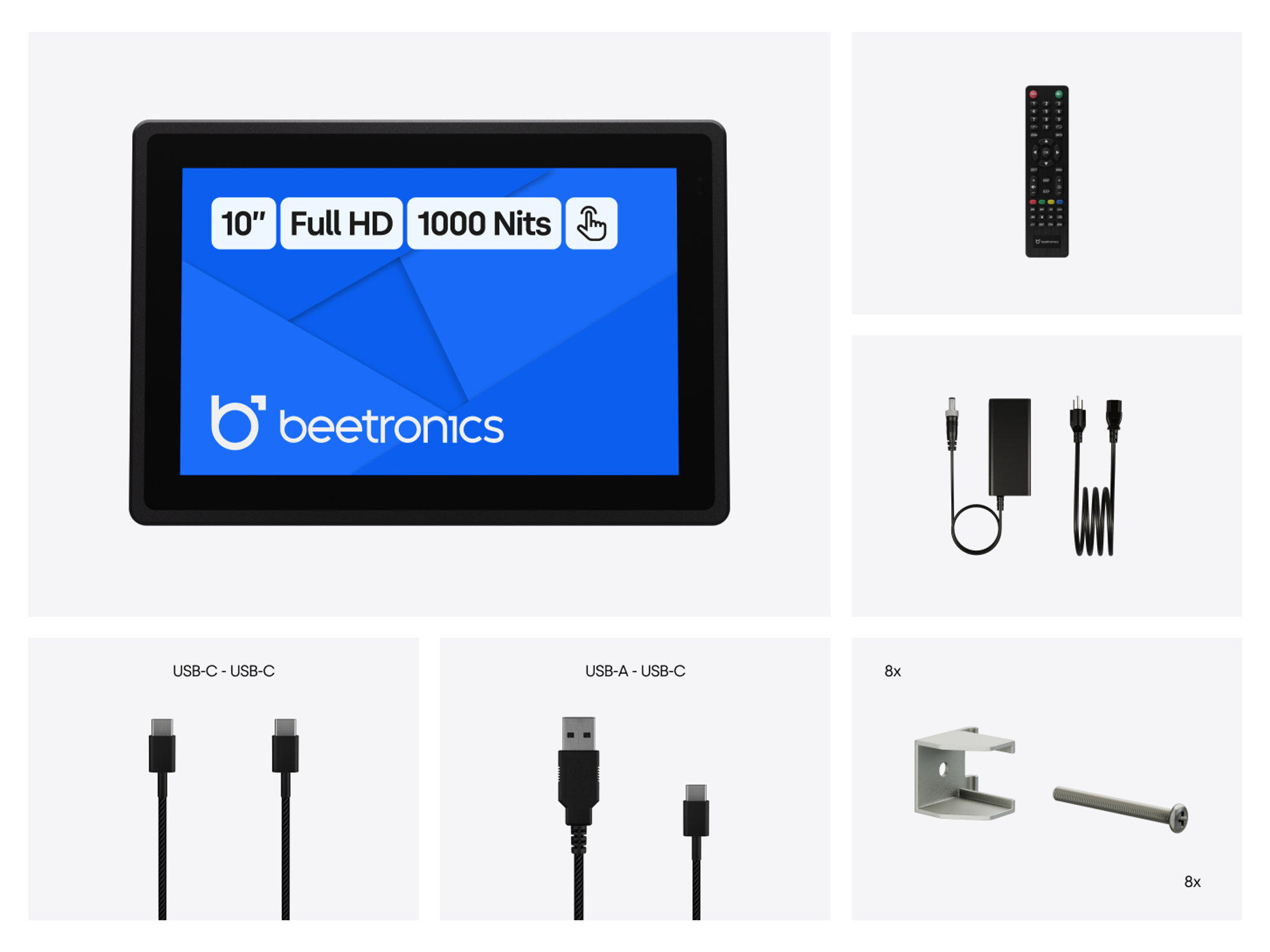 10 Inch Touchscreen | High Brightness | Sunlight Readable