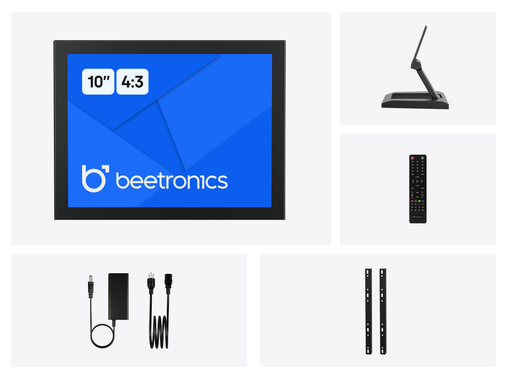 10 Inch Monitor Metal (4:3)