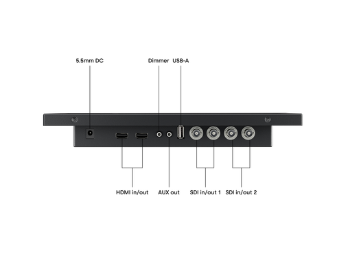 12 Inch Monitor Metal SDI