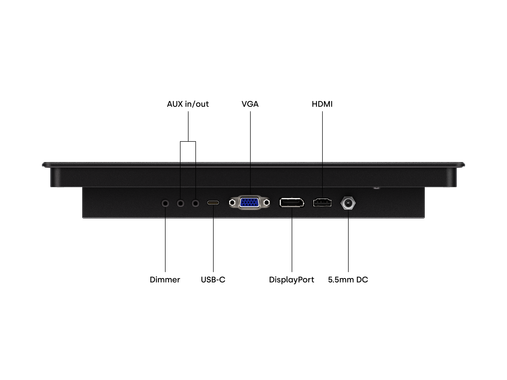 12 Inch Touchscreen Metal (High Brightness)