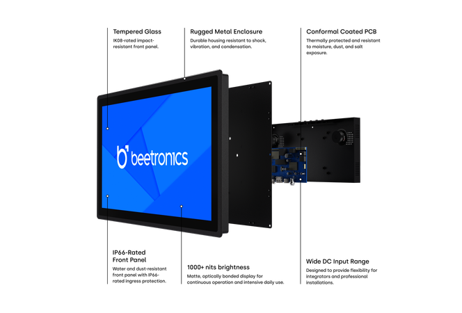 27 Inch Touchscreen Metal (High-Brightness)